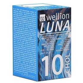 Med Trust Wellion Luna 10 Strips Strisce Per Misurazione Colesterolo