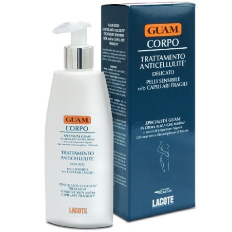 Guam Crema Corpo Trattamento Anticellulite Delicato Per Pelli Sensibili E O Capillari Fragili 200 Ml Guam Crema Corpo Trattamento Anticellulite Delicato Per Pelli Sensibili E O Capillari Fragili 200 Ml