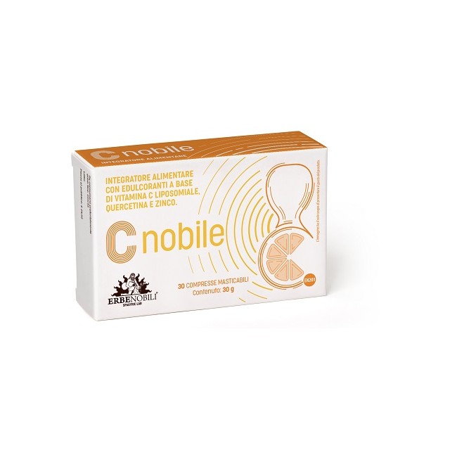 Erbenobili C Nobile 30 Compresse Masticabili Erbenobili C Nobile 30 Compresse Masticabili