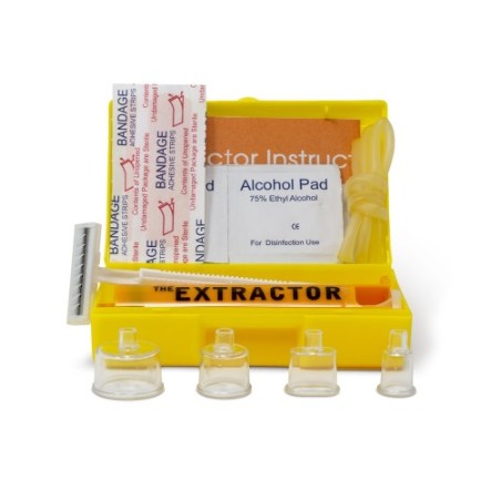 Farvisan Extractor Estrattore Veleno Kit 1 Estrattore + 4 Coppette Plastica Aspira Veleno + Cerotti + 1 Rasoio + 1 Laccio Emosta Farvisan Extractor Estrattore Veleno Kit 1 Estrattore + 4 Coppette Plastica Aspira Veleno + Cerotti + 1 Rasoio + 1 Laccio Emosta