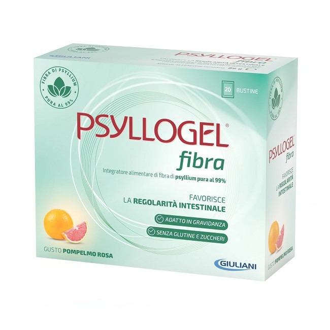 Giuliani Psyllogel Fibra Pompelmo Rosa 20 Bustine