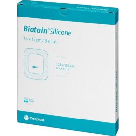 Coloplast Medicazione Biatain In Schiuma Di Poliuretano Con Bordo Adesivo In Silicone 15x15 Cm 5 Pezzi