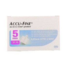 Roche Ago Per Penna Da Insulina Accu-fine Pen Needle Accu-chek Gauge 31 X 5mm 100 Pezzi