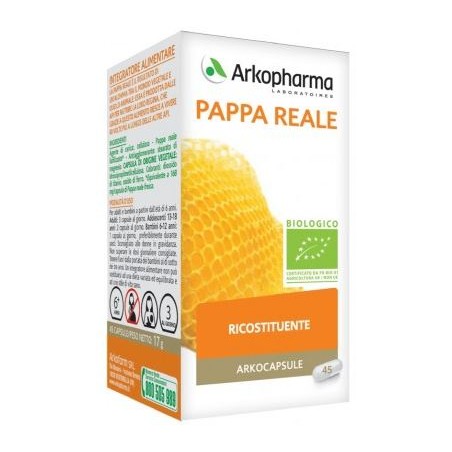 Arkopharma Arko Capsule Pappa Reale Bio 45 Capsule