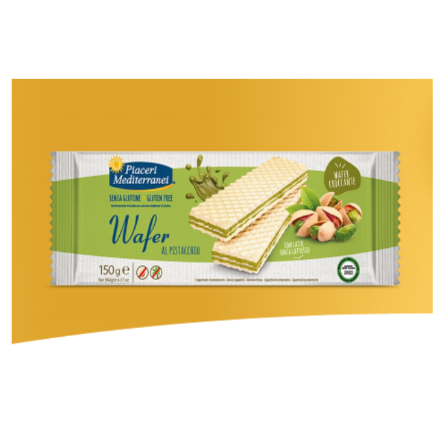 Eurospital Piaceri Mediterranei Wafer Pistacchio 150 G