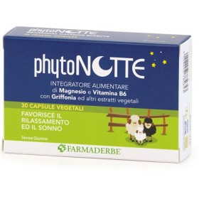 Farmaderbe Phyto Notte 30 Capsule Vegetali