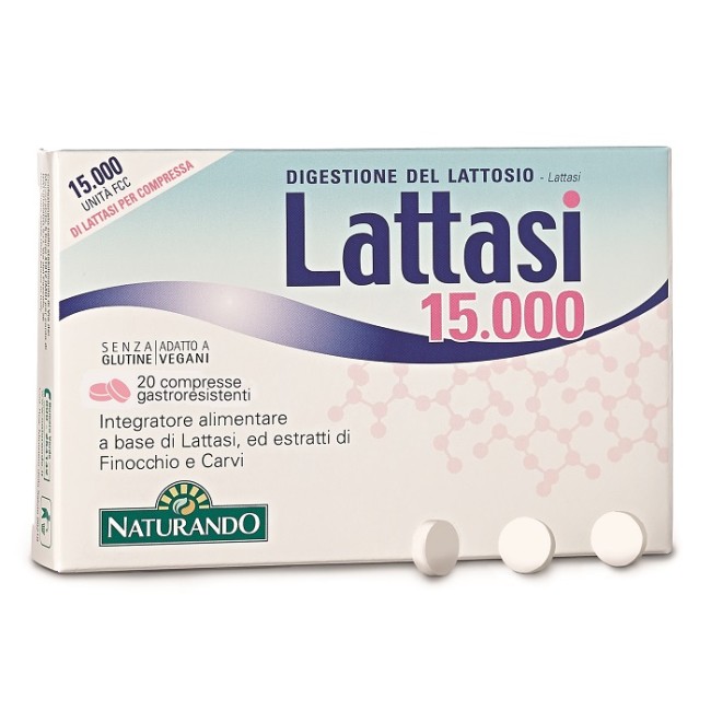 Naturando Lattasi 15000 20 Compresse Naturando Lattasi 15000 20 Compresse