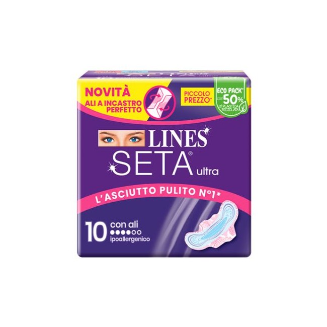 Fater Lines Seta Ultra Assorbenti Ali Dwct 10 Pezzi Fater Lines Seta Ultra Assorbenti Ali Dwct 10 Pezzi