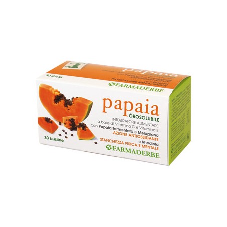 Farmaderbe Papaia Orosorubile 30 Bustine Farmaderbe Papaia Orosorubile 30 Bustine