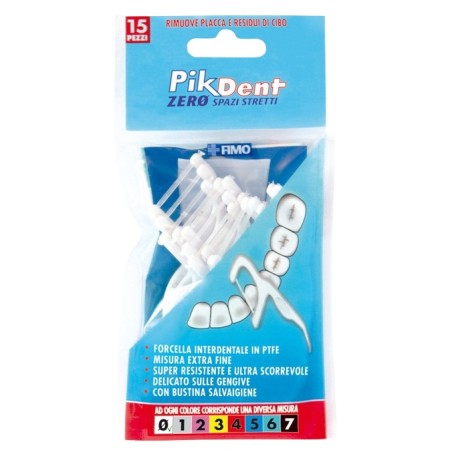Fimo Pikdent Zero Spazi Stretti 15 Forcelle Interdentali