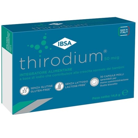 Ibsa Farmaceutici Thirodium 50mcg 30 Capsule Molli Nuova Formulazione Ibsa Farmaceutici Thirodium 50mcg 30 Capsule Molli Nuova Formulazione