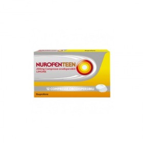 Nurofenteen 200mg 12 compresse Orodispersibili Limone