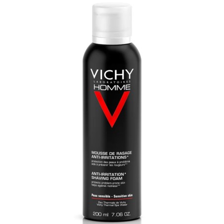 Vichy Mousse de Rasage Mousse da barba 200 ml Vichy Mousse de Rasage Mousse da barba 200 ml