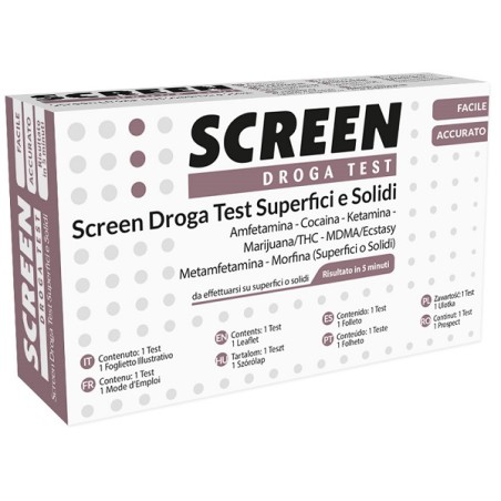 Screen Italia Screen Droga Test 7 Droghe Su Superfici Solidi O Polveri Screen Italia Screen Droga Test 7 Droghe Su Superfici Solidi O Polveri