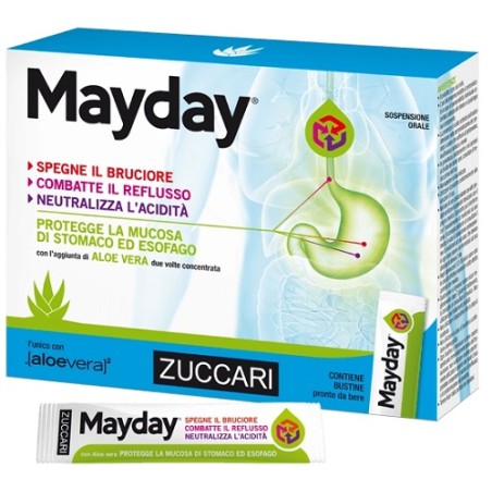 Zuccari Mayday Sospensione Per Uso Orale Alla Menta 12 Bustine 10 Ml Zuccari Mayday Sospensione Per Uso Orale Alla Menta 12 Bustine 10 Ml
