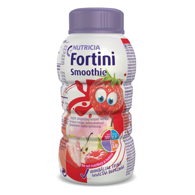 Danone Fortini Smoothie Multi Fibre Gusto Frutti Rossi 200 Ml