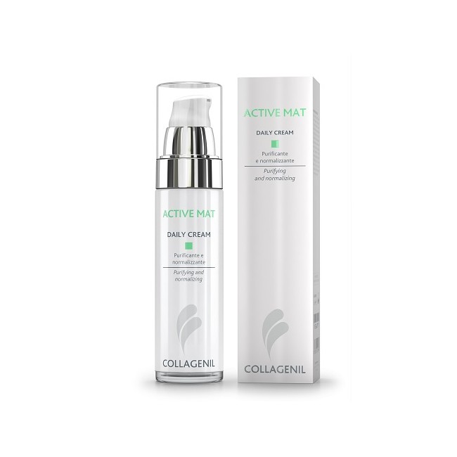 Uniderm Farmaceutici Collagenil Active Mat Daily Cream Seboregolatrice/purificante Per La Pelle Del Viso Flacone 50 Ml Uniderm Farmaceutici Collagenil Active Mat Daily Cream Seboregolatrice/purificante Per La Pelle Del Viso Flacone 50 Ml