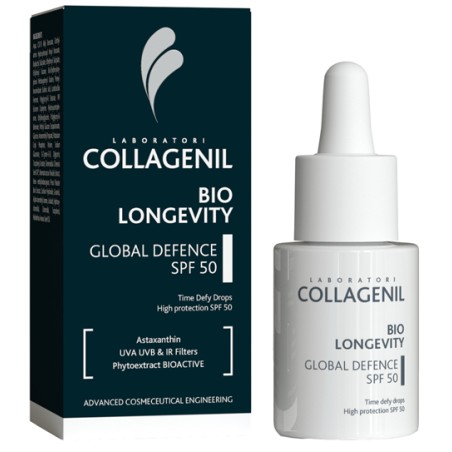 Uniderm Farmaceutici Collagenil Bio Longevity Global Defence Spf50 15 Ml Uniderm Farmaceutici Collagenil Bio Longevity Global Defence Spf50 15 Ml