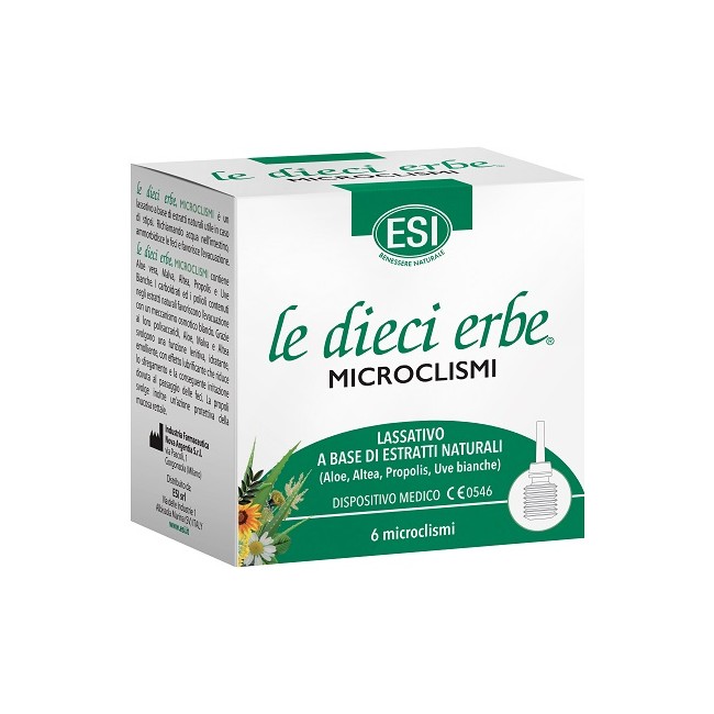 Esi Le Dieci Erbe Microclismi 6 Pezzi
