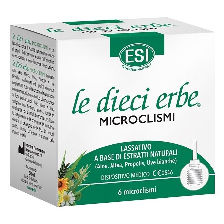 Esi Le Dieci Erbe Microclismi 6 Pezzi Esi Le Dieci Erbe Microclismi 6 Pezzi