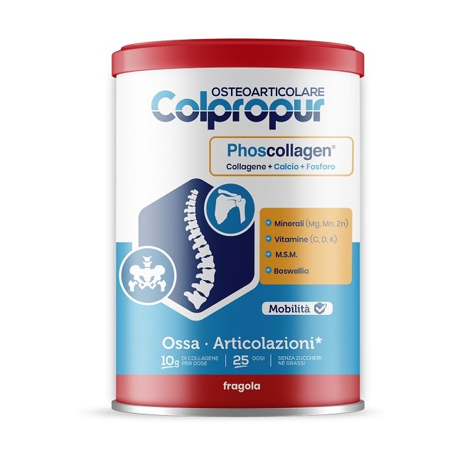 Protein Sa Colpropur Osteoarticolare Fragola 340 G Protein Sa Colpropur Osteoarticolare Fragola 340 G