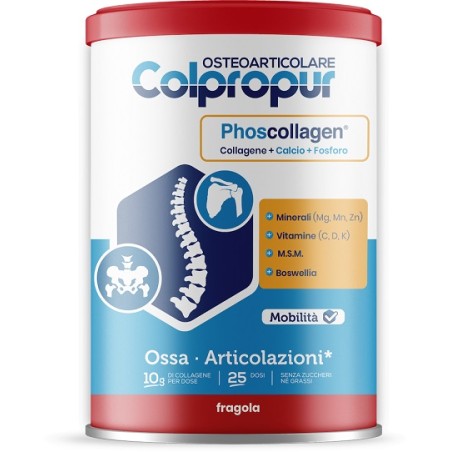 Protein Sa Colpropur Osteoarticolare Fragola 340 G Protein Sa Colpropur Osteoarticolare Fragola 340 G