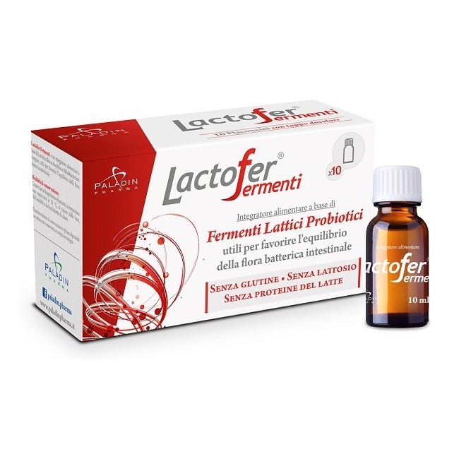 Paladin Pharma Lactofer Fermenti 10 Flaconcini 10 Ml Paladin Pharma Lactofer Fermenti 10 Flaconcini 10 Ml