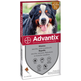 Elanco Advantix Spot-on Per Cani Oltre 40 Kg Fino A 60 Kg