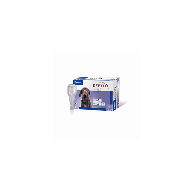 Virbac Effitix 134 Mg/1200 Mg Soluzione Spot-on Per Cani Di Taglia Media