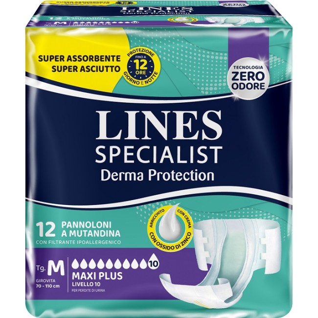 Fater Pannolone Mutandina Lines Specialist Dermatologica Ap M 12 Pezzi Fater Pannolone Mutandina Lines Specialist Dermatologica Ap M 12 Pezzi