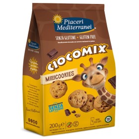 Eurospital Piaceri Mediterranei Ciocomix Mini Cookies 4 Monoporzioni Da 50 G