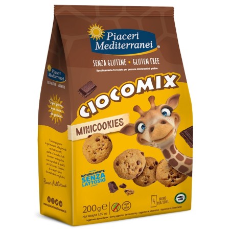 Eurospital Piaceri Mediterranei Ciocomix Mini Cookies 4 Monoporzioni Da 50 G