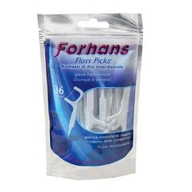 Uragme Forhans Archetti Interdentali Floss Picks 36pz