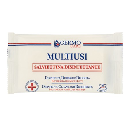 Germo Multiusi Salviettina Disinfettante 20 Pezzi Germo Multiusi Salviettina Disinfettante 20 Pezzi
