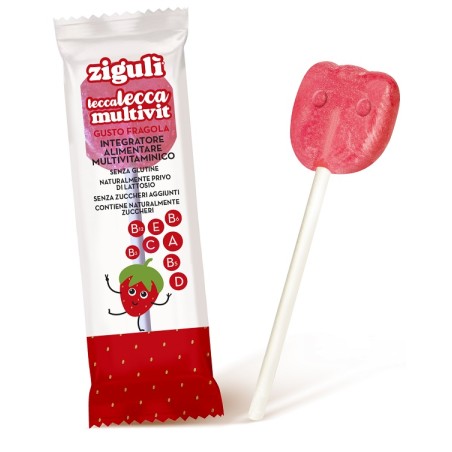 Falqui Ziguli Multivit Lecca Lecca Fragola 8,2 G Falqui Ziguli Multivit Lecca Lecca Fragola 8,2 G
