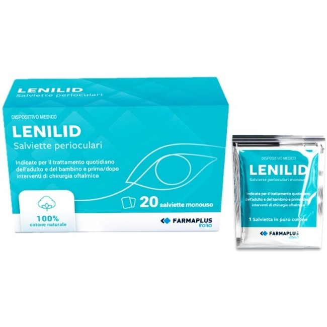 Farmaplus Lenilid Salviette Perioculari 20 Pezzi Farmaplus Lenilid Salviette Perioculari 20 Pezzi