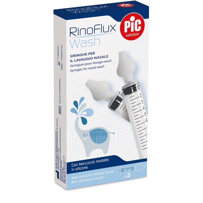 Pikdare Rinoflux Wash Siringhe Lavaggio Nasale 2 Pezzi Pikdare Rinoflux Wash Siringhe Lavaggio Nasale 2 Pezzi