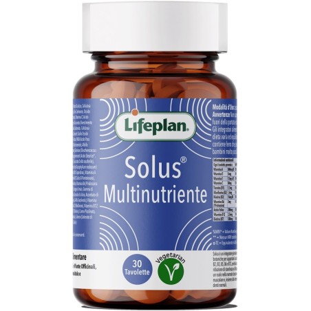 Lifeplan Solus Multinutriente 30 Tavolette Lifeplan Solus Multinutriente 30 Tavolette