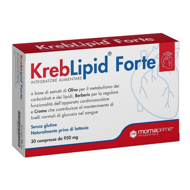 Momaprime Pharma Kreblipid Forte 30 Compresse 950 Mg Momaprime Pharma Kreblipid Forte 30 Compresse 950 Mg