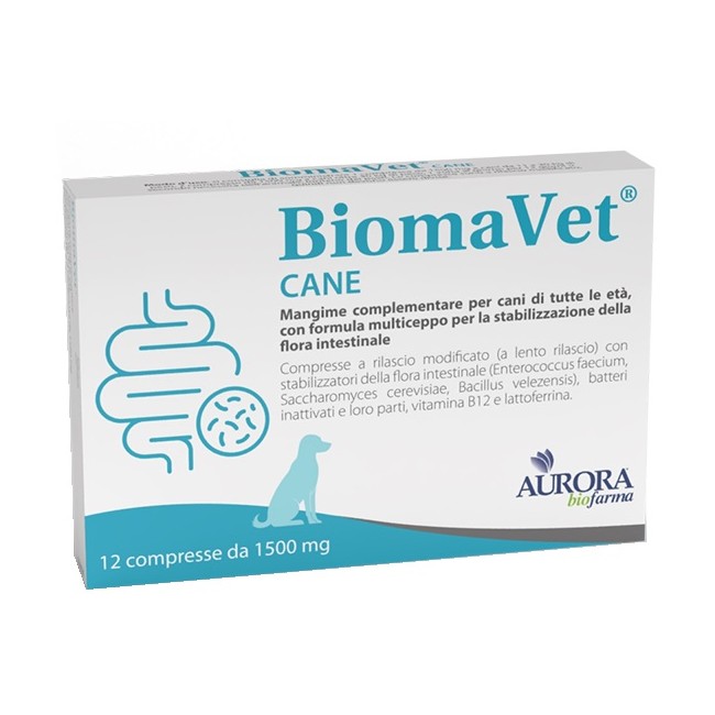 Aurora Biofarma Biomavet Cane 1500mg 12 Compresse Aurora Biofarma Biomavet Cane 1500mg 12 Compresse