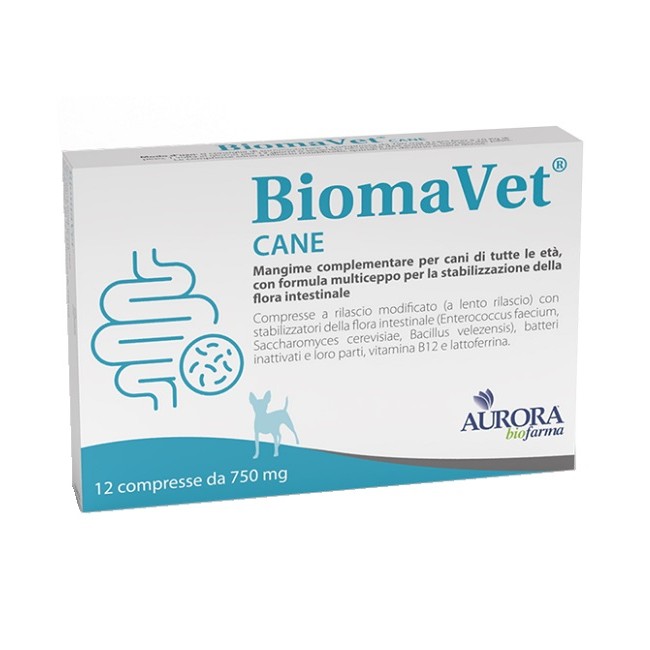 Aurora Biofarma Biomavet Cane 750mg 12 Compresse Aurora Biofarma Biomavet Cane 750mg 12 Compresse