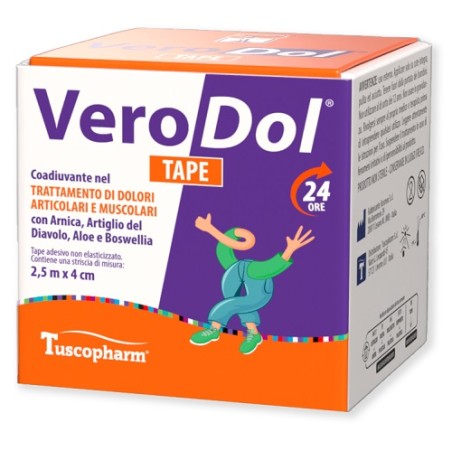 Tuscopharm Tape Verodol 250x4cm Tuscopharm Tape Verodol 250x4cm