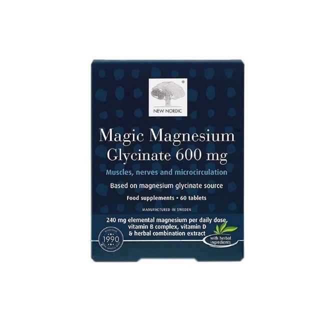 New Nordic Magic Magnesium Glycinate 60 Compresse
