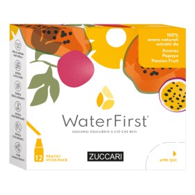 Zuccari Water First Ananas-papaya-passion Fruit 12 Stick Pack