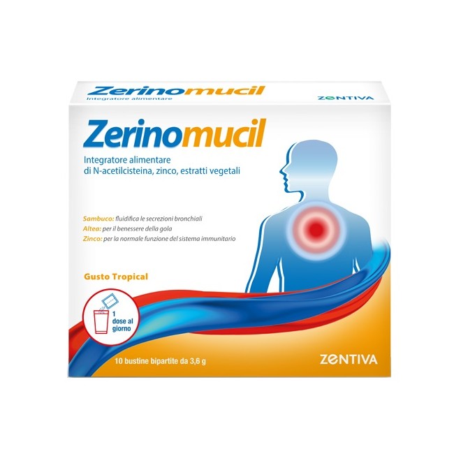 Zentiva Zerinomucil 10 Bustine 3,6 G Zentiva Zerinomucil 10 Bustine 3,6 G