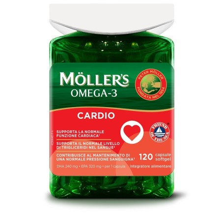 Difar Distribuzione Moller's Omega 3 Cardio 120 Capsule