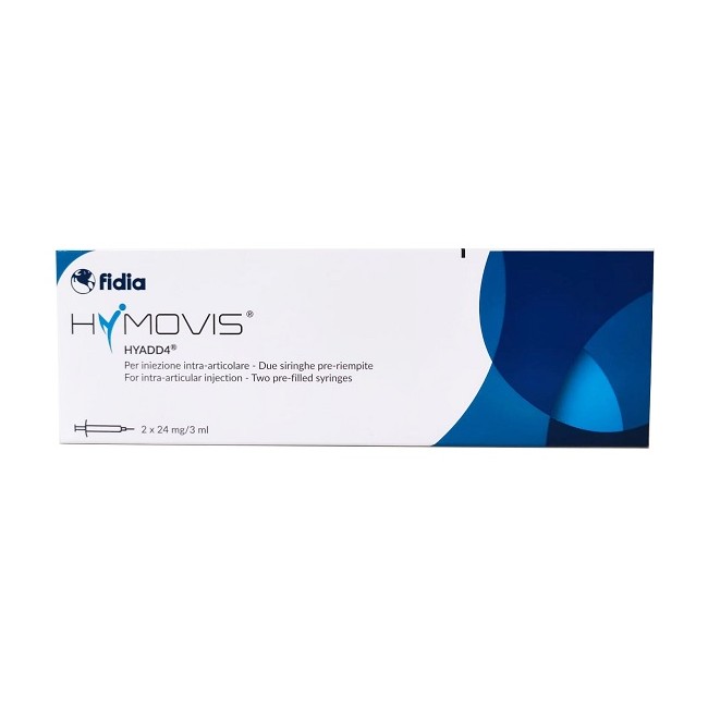 Fidia Farmaceutici Siringa Intra-articolare Preriempita Hymovis Hyadd4 Esadecillamide Acido Ialuronico 24mg/3ml 2 Pezzi Da 3 Ml Fidia Farmaceutici Siringa Intra-articolare Preriempita Hymovis Hyadd4 Esadecillamide Acido Ialuronico 24mg/3ml 2 Pezzi Da 3 Ml