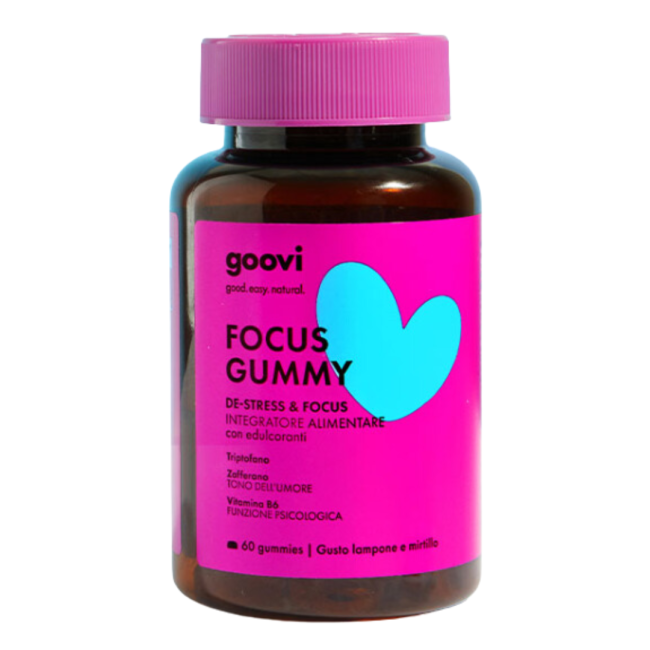 The Good Vibes Company Goovi De-stress&focus Focus Gummy 60 Gummies