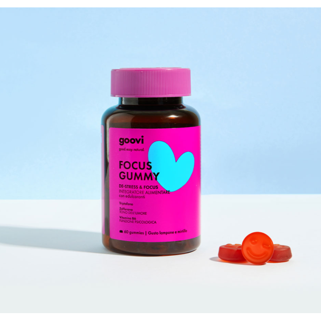 The Good Vibes Company Goovi De-stress&focus Focus Gummy 60 Gummies