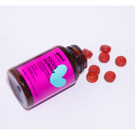The Good Vibes Company Goovi De-stress&focus Focus Gummy 60 Gummies